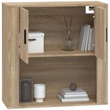  Stenska omarica sonoma hrast 80x33x80 cm inženirski les, (20821005) | Shoptok.si