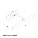 HOME LIGHT vesta 138 led zidna lampa | ePonuda.com