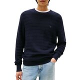 Tommy Hilfiger Puloverji STRIPE STRUCTURE C N MW0MW39535 Modra Cene