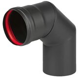 Alfa Plam dimno koleno crno fi 80 | ePonuda.com