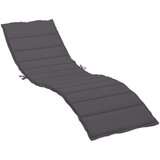 vidaXL jastuk za ležaljku antracit 200 x 60 x 3 cm od tkanine | shoptok.hr