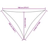  Jedro protiv sunca crno 7x5x5 m 100 % poliester Oxford | shoptok.hr