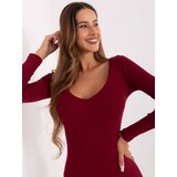 RUE PARIS Dress-RV-SK-7436.53-burgundy | shoptok.hr