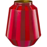 Vaza Stripes, 24 x 29 cm - Dark Red