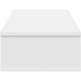 vidaXL Zidna polica s ladicama bijela 80x34x17 cm izrađeno drvo | shoptok.hr