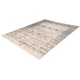 Kayoom RAVNO TKANA PREPROGA Galaxy 1400 Beige / Blau 200/290 cm tkano modra, bež | Shoptok.si