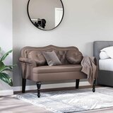  Chesterfield klupa Smeđa 120.5 x 65 x 75 cm Lažna koža | Eponuda.com