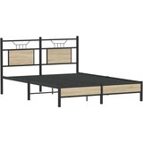 vidaXL Okvir kreveta bez madraca boja hrasta sonome 140x200 cm drveni | shoptok.hr