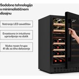 Klarstein Velaire vgradna vinoteka | sodobna, elegantna | zaščita pred UV-žarki | dve območji | 46 steklenic | Shoptok.si