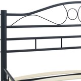  Okvir kreveta crni čelični 120 x 200 cm | shoptok.hr