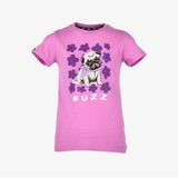 Buzz majica za devojčice flower mops t-shirt