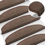  Samoljepljivi stepenasti ulošci Polukružni 15 pcs Kava smeđa | shoptok.hr