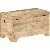  Skrinja za shranjevanje iz trdnega neobdelanega mangovega lesa, (20707950) | Shoptok.si