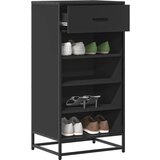 vidaXL Stalak za cipele crni 48x38x97,5 cm izrađeno drvo Cijene