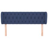  Uzglavlje s ušima plavo 147x23x78/88 cm od tkanine | shoptok.hr