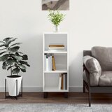  Komoda sjajna bijela 34,5 x 32,5 x 90 cm od konstruiranog drva | Eponuda.com