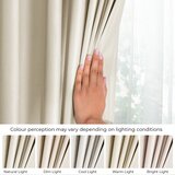 Restilo Bež zavjesa za djelomično zamračenje od samta 140x270 cm Pleat – | shoptok.hr