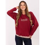 RELEVANCE Blouse-RV-BZ-A907.08P-burgundy | Shoptok.si
