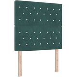  Boxspring krevet s madracem Tamnozelena 120 x 190 cm Baršun | shoptok.hr
