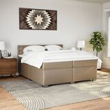  box spring s madracem cappuccino 200x200cm umjetna koža | shoptok.hr