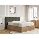 Bobochic Paris Zeleni podstavljeni tapecirani/od iverice bračni krevet s prostorom za odlaganje s podnicom 160x200 cm Kumo – | shoptok.hr
