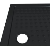  Podloga za tuš s točkicama 100 x 70 x 4 cm ABS Crna | shoptok.hr