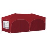  Rastezljivi šator za zabave 575 x 288 x 245 cm Tamno crvena | shoptok.hr