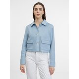 Orsay Women's Blue Suede Jacket - Women's | Eponuda.ba