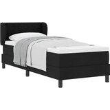  s opruga kutije s uzglavljem Crna 80 x 200 cm tkanina | shoptok.hr