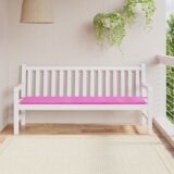 vidaXL Vrtna blazina Roza 180x50x4 cm Oxford tkanina | Shoptok.si