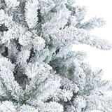 vidaXL Umjetno božićno drvce s nogom with LEDs s stalakom 210cm PVC | shoptok.hr