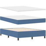  Krevet sa box springom s madracem plavi 140x200 cm kordura | shoptok.hr