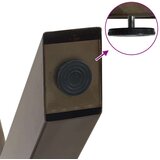  Noge kavne mize v obliki črke X 2 kosa 50x(30-31) cm jeklo, (22094571) | Shoptok.si