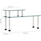  Kuhinjske police prozirne 45 x 16 x 26 cm od kaljenog stakla | shoptok.hr