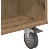  Stolić sa kotačima Umjetnički hrast 90 x 50 x 30 cm | shoptok.hr