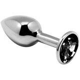 Alive mini metal butt plug anal pleasure black m Cene