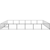  Kavez za pse crni 36 m² čelični | shoptok.hr
