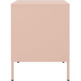  Noćni ormarići 2 kom ružičasti 36 x 39 x 50,5 cm čelični | shoptok.hr