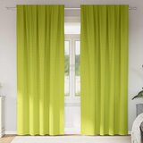  Zavjese za blackout s prstenovima 2 pcs Zelena 245 x 140 cm | shoptok.hr