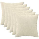  Jastuk s jastukom HEERLEN 6 kom. Krem Mikrofibra Flis - Krem 40 x 40 cm 6 | shoptok.hr
