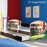  Dječji krevet ACMA s motivom, bočna wenge + ladica 140x70 cm 37 Nogometaš | shoptok.hr