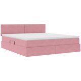  Krevet s od storage s madracem Ružičasta 160 x 200 cm Baršun | shoptok.hr