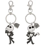 Set 2 privjeska za ključeve The Nightmare Before Christmas Jack i BFF