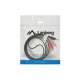 Lanberg Kabel Estereo Jack 3,5 mm/2x RCA macho 1,5m, (21090720) | Shoptok.si
