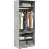  Ormar siva boja betona 80x50x200 cm od konstruiranog drva | shoptok.hr