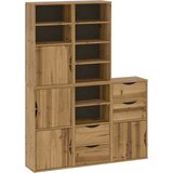  Bočni ormarići 5 kom ODDA 40x24x79 cm puno drvo bor | shoptok.hr