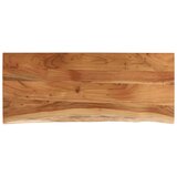 Stolna ploča 100x40x3,8 cm pravokutna od bagrema s živim rubom | shoptok.hr