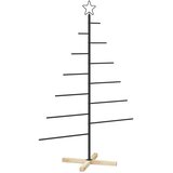  Metalna božićna jelka KUOPIO 150 cm Čelik Crna | shoptok.hr