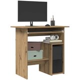 vidaXL Pisalna miza artisan hrast 80x45x74 cm inženirski les, (21814657) | Shoptok.si