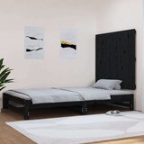  Zidno uzglavlje crni 108 x 3 x 90 cm od masivne borovine Cijene